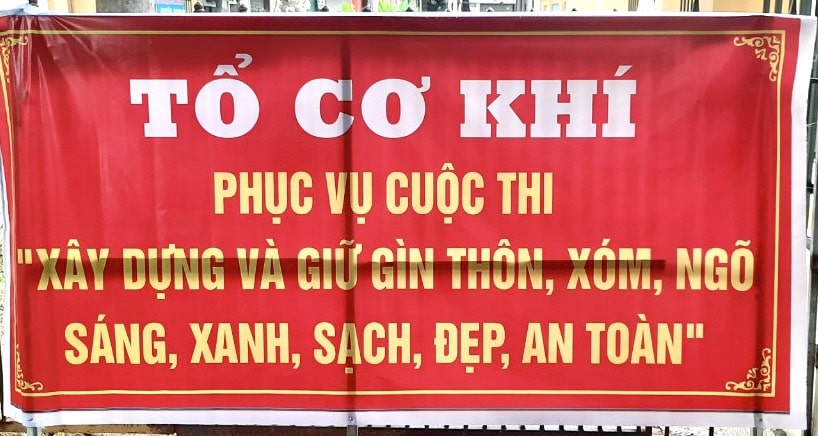 Ra mắt mô hình “Tổ cơ khí phục vụ cuộc thi xây dựng và giữ gìn thôn, xóm, ngõ sáng, xanh, sạch, đẹp, an toàn” tại xã Cam Thượng